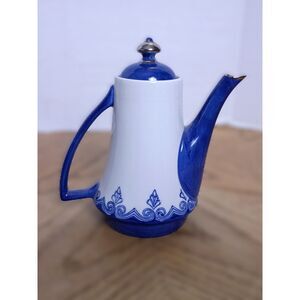 Bombay China Vintage Small Blue and White Teapot with Lid in Excellent Condition